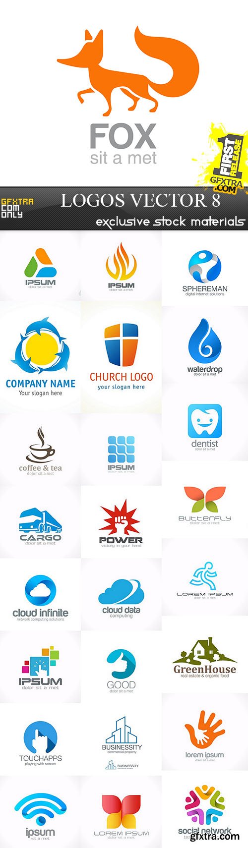 Logos - Vector Collection 8, 25xEPS