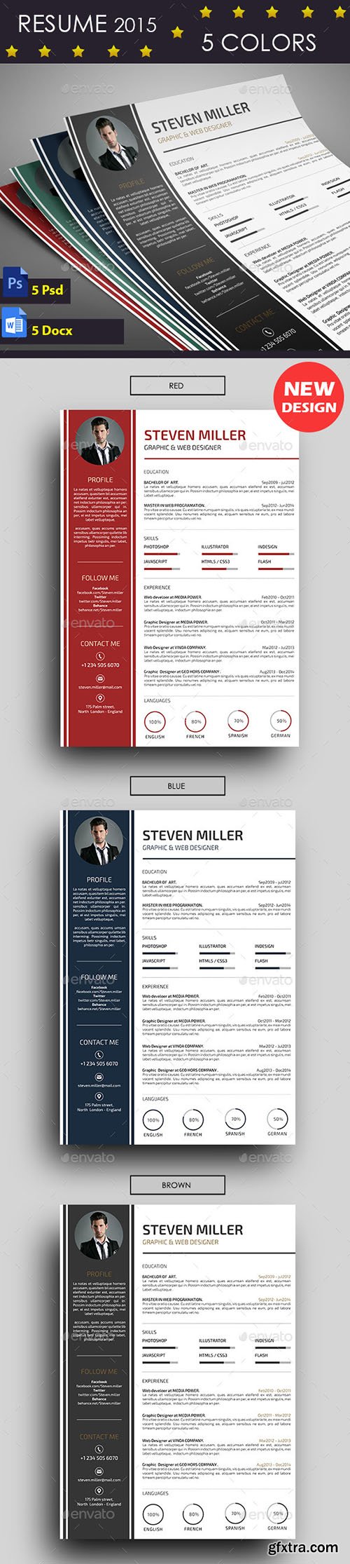 GraphicRiver - Resume 10290104