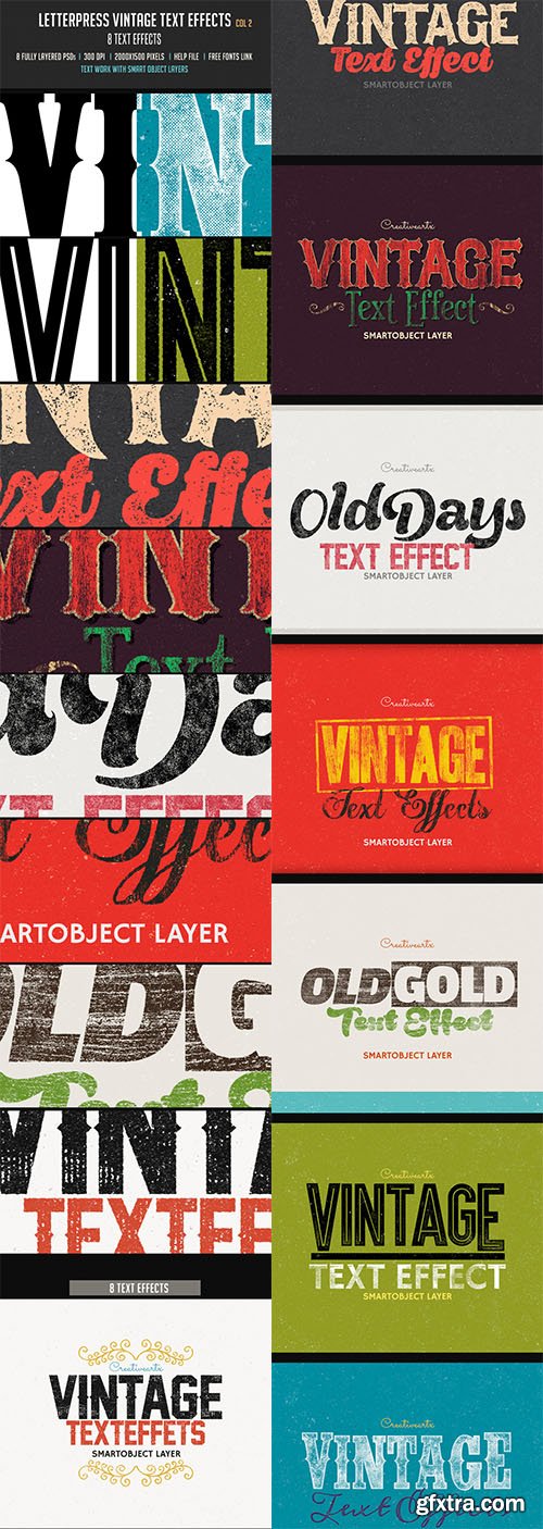 GraphicRiver - Letterpress Vintage Text Effects 2 10269589