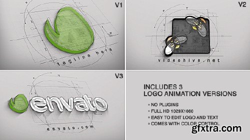 VideoHive - Architect Logo Reveal (3 versions) 9919777