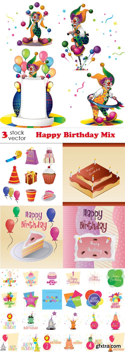 Vectors - Happy Birthday Mix