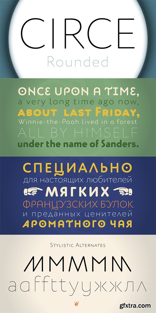 Circe Rounded Font Family - 8 Fonts $400