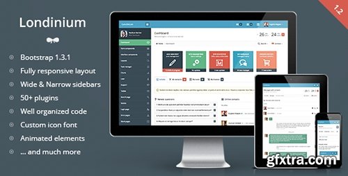 ThemeForest - Londinium v1.2 - responsive bootstrap 3 admin template - FULL