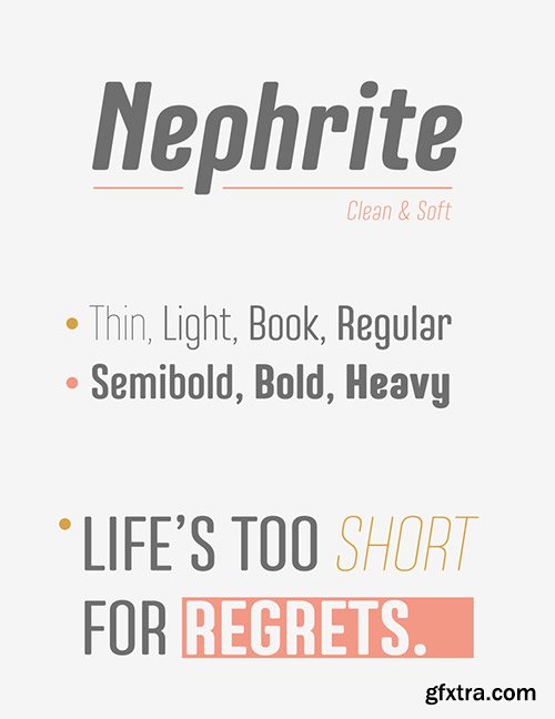 Nephrite - Newest Font Colleciton 14xOTF $160