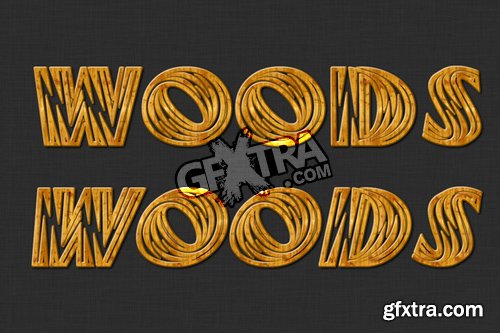 Woods Typeface Font