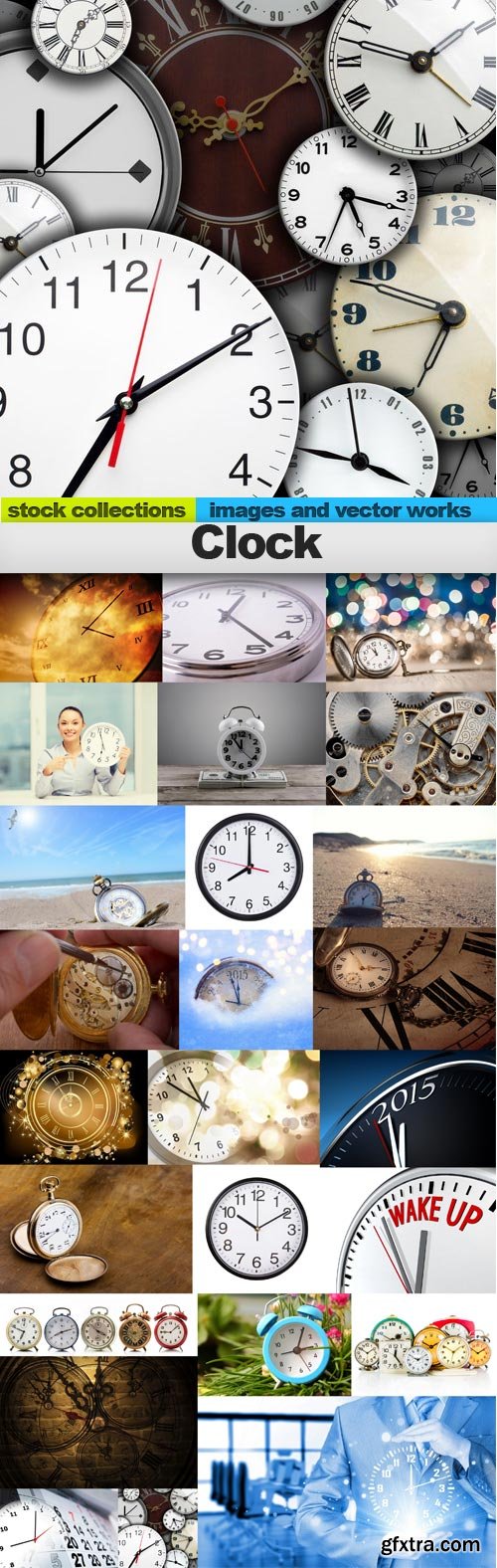 Clock 2, 25 x UHQ JPEG