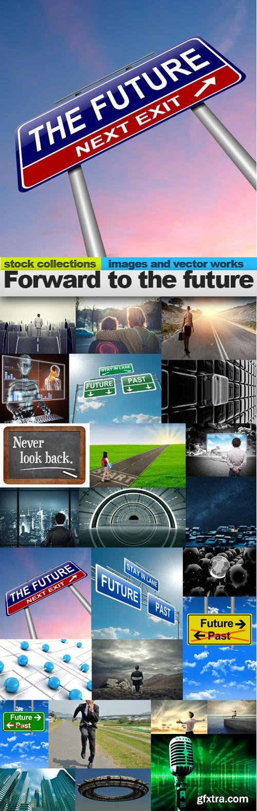 Forward to the future, 25 x UHQ JPEG