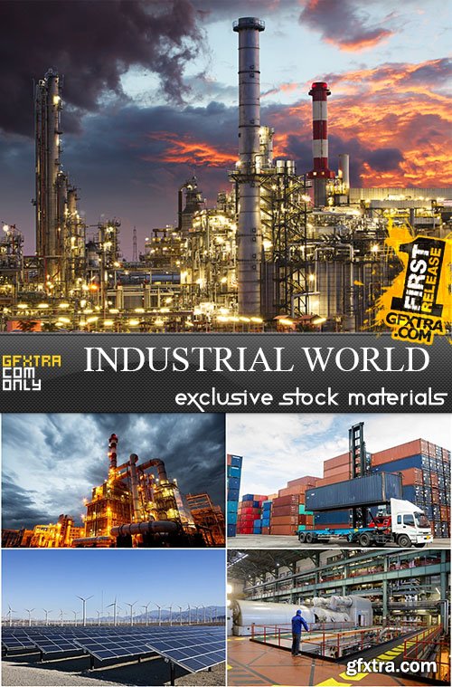 Industrial World - Photo Stock, 25xUHQ JPEG