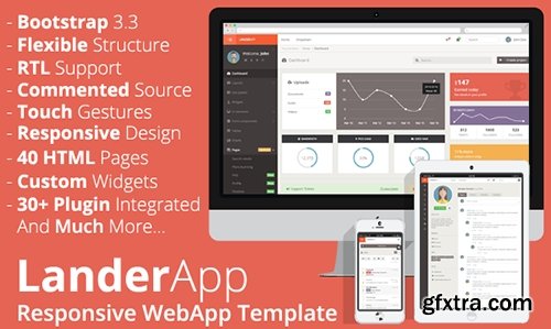 LanderApp - Responsive Admin Template