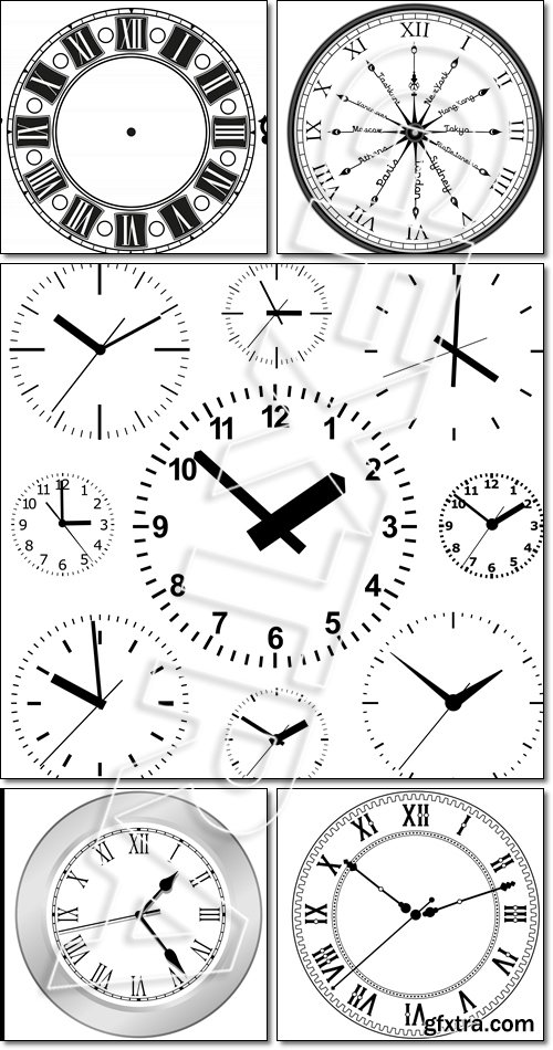 Time zone - Vector