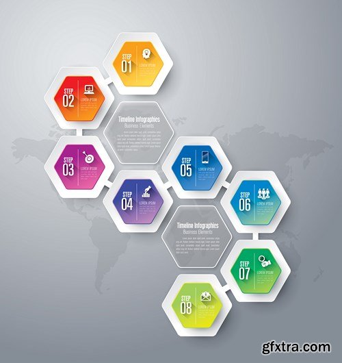 Infographics Elements 11, 25xEPS