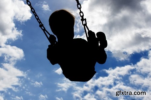 Collection of children on a swing 25 HQ Jpeg