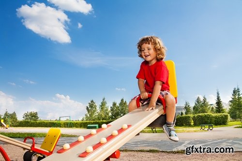 Collection of children on a swing 25 HQ Jpeg