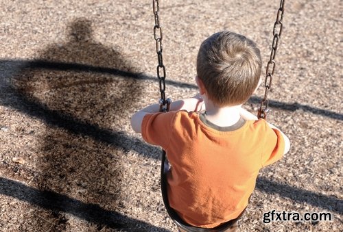 Collection of children on a swing 25 HQ Jpeg