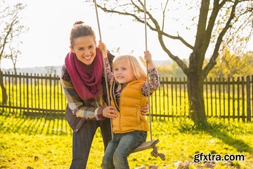 Collection of children on a swing 25 HQ Jpeg