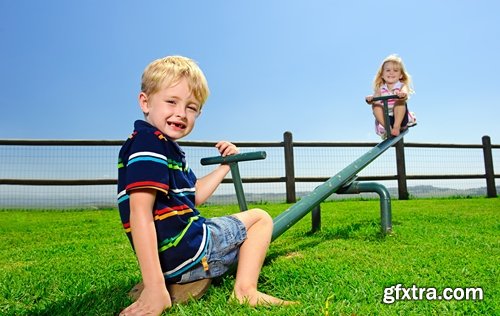 Collection of children on a swing 25 HQ Jpeg