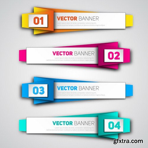 Abstract Banners Collection #13 - 25 Vectors