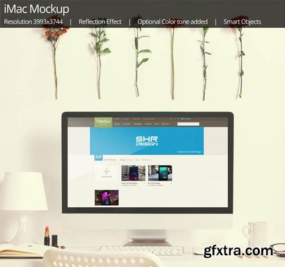 iMac Screen Mockup - CM 159416