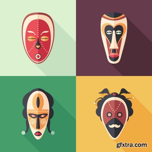 Vector - Set of Colorful Flat Icons