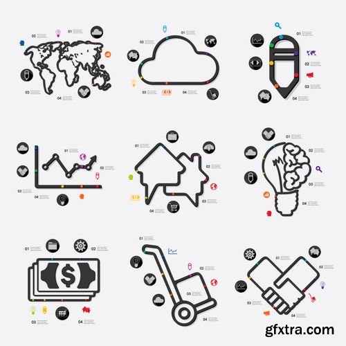 Infographic Vector Set