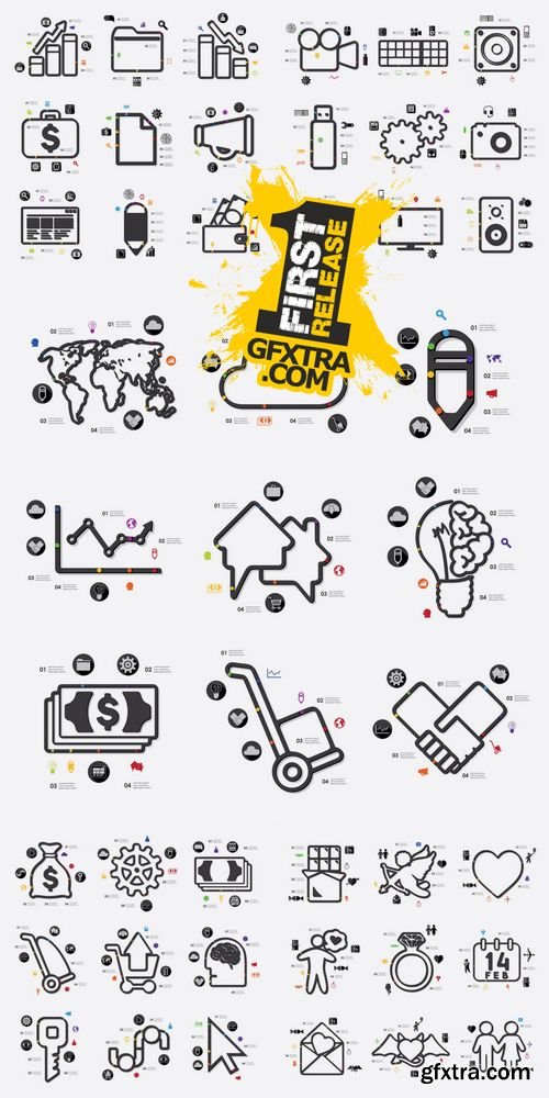 Infographic Vector Set