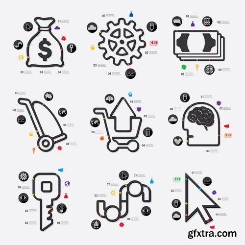 Infographic Vector Set