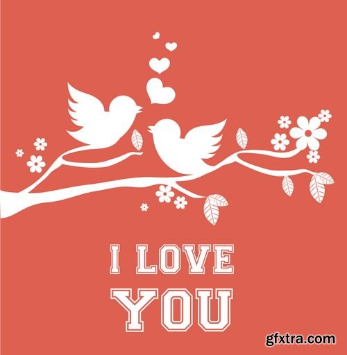 Vector - Bird Design - Love