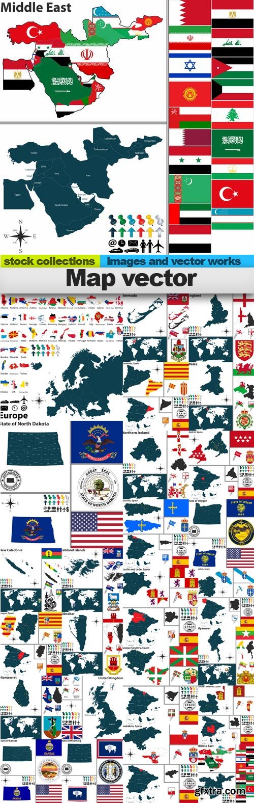 Map vector, 25 x EPS