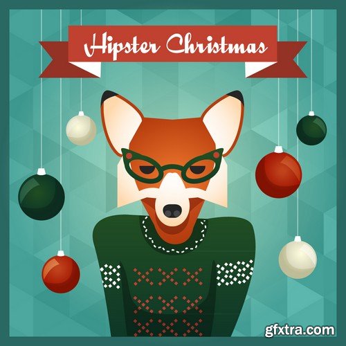 Stock Vectors - Hipster 4, 28xEPS