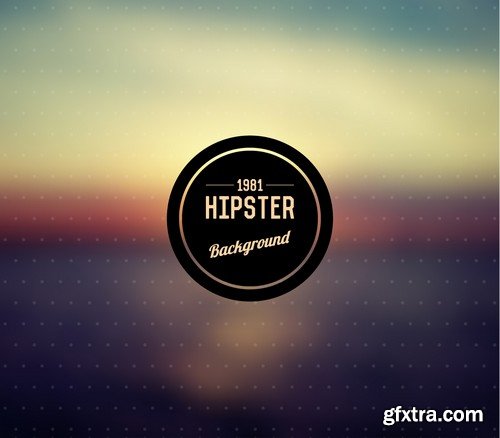 Stock Vectors - Hipster 4, 28xEPS