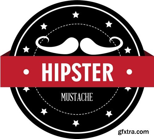 Stock Vectors - Hipster 4, 28xEPS