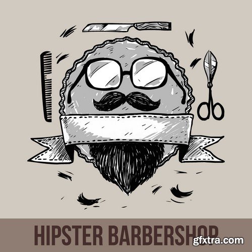 Stock Vectors - Hipster 4, 28xEPS