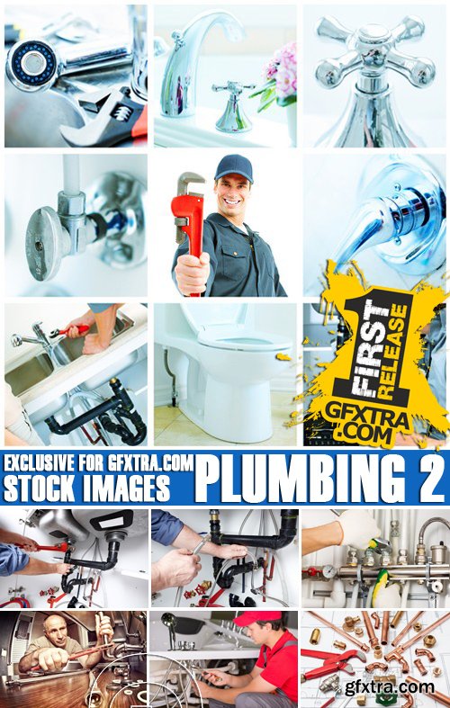 Stock Photos - Plumbing 2, 25xJPG