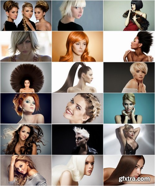 Collection of girl with beautiful hairstyle 25 HQ Jpeg