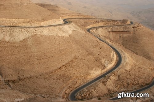 Collection of images of the road in the desert 25 HQ Jpeg