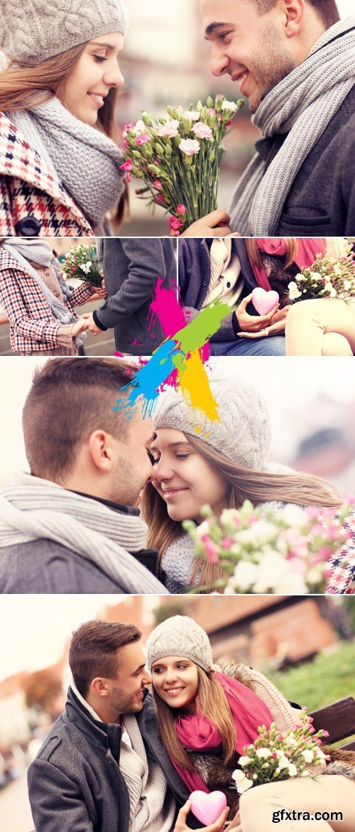 Stock Photo - Happy Loving Couples