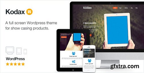 ThemeForest - Kodax v1.1.4 - Full Screen Landing Page