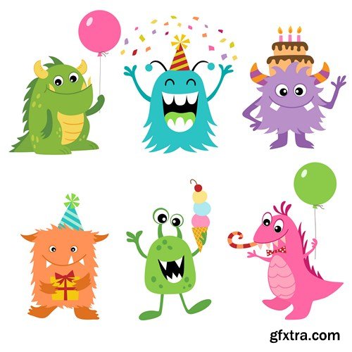Monsters, Inc. - Vector Stock, 25xEPS