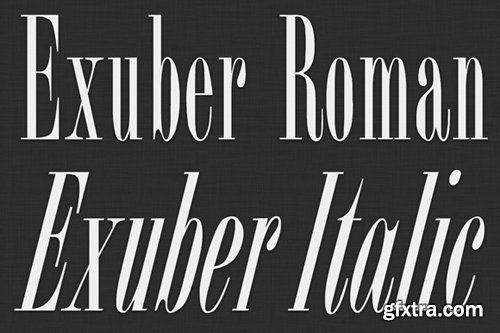 Exuber Typeface