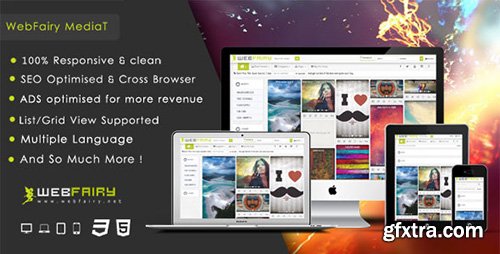 CodeCanyon - WebFairy Mediat v1.2 - Full-Responsive Media CMS