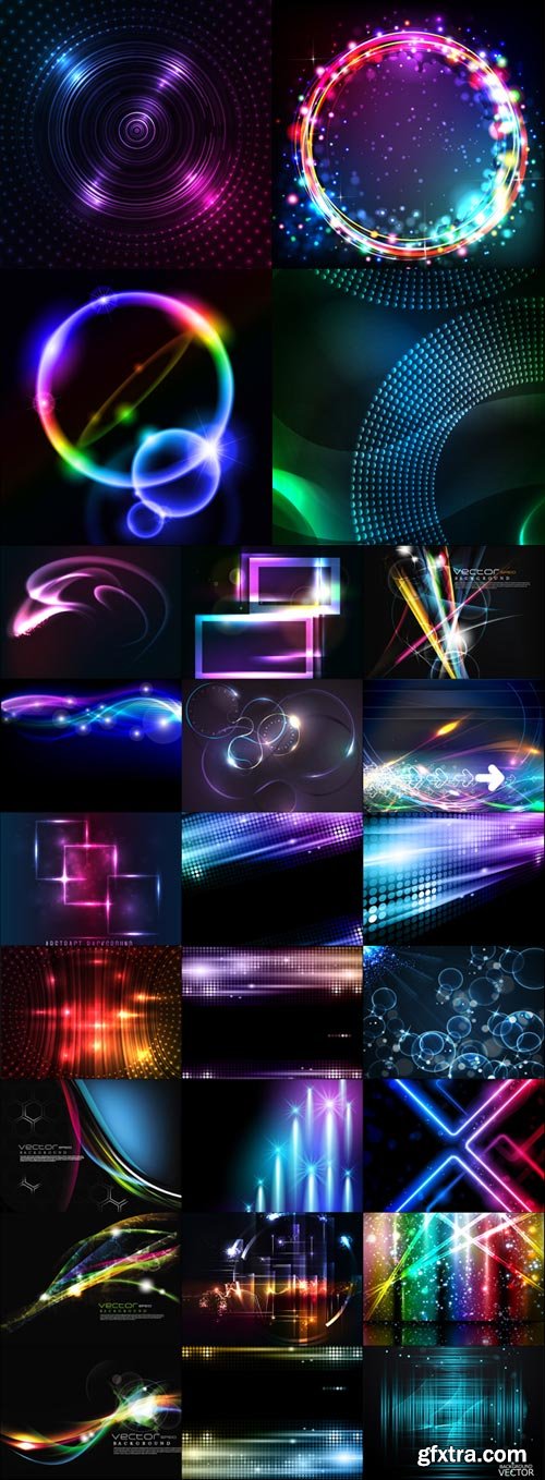 Shiny Neon backgrounds art