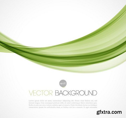 Stock Vectors - Abstract Vector Background Wave 3, 25xEPS