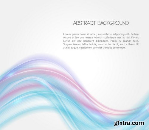 Stock Vectors - Abstract Vector Background Wave 3, 25xEPS