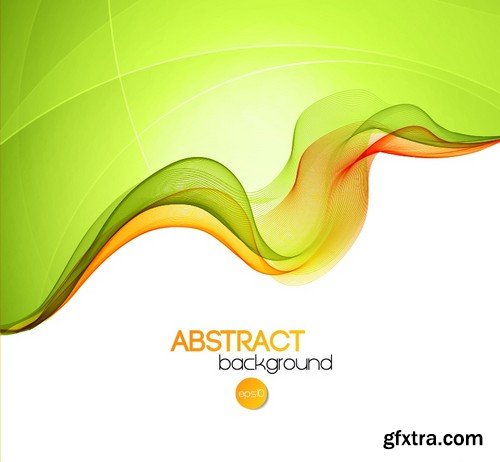 Stock Vectors - Abstract Vector Background Wave 3, 25xEPS