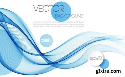 Stock Vectors - Abstract Vector Background Wave 3, 25xEPS