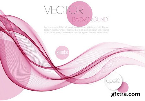 Stock Vectors - Abstract Vector Background Wave 3, 25xEPS