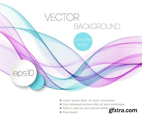 Stock Vectors - Abstract Vector Background Wave 3, 25xEPS