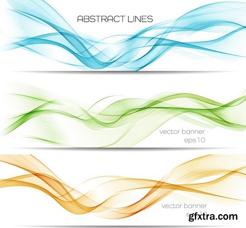 Stock Vectors - Abstract Vector Background Wave 3, 25xEPS