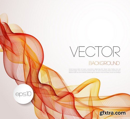 Stock Vectors - Abstract Vector Background Wave 3, 25xEPS