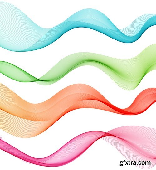 Stock Vectors - Abstract Vector Background Wave 3, 25xEPS